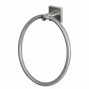 Wall-Mounted Towel Holder Ring Stainless Steel - Spirella