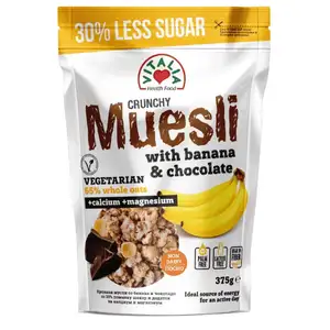 Crunchy Muesli with Banana & Chocolate - Vitalia