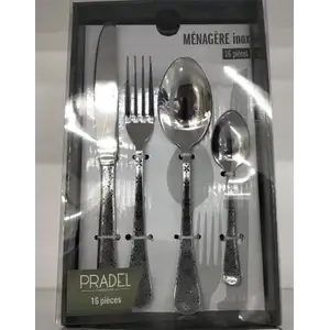 Cutlery Set Inox Decor Foliage - Pradel