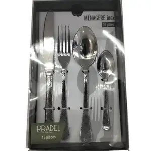 Cutlery Set Inox Decor Foliage - Pradel