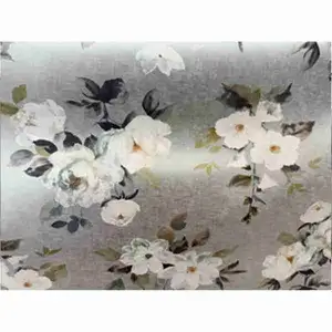 Tablecloth Printed Gray Flower