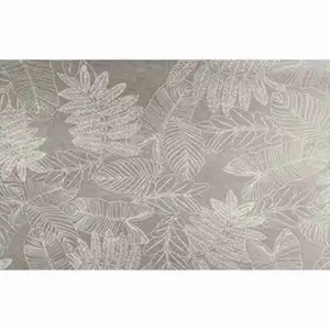 Tablecloth Printed Pampas Gray