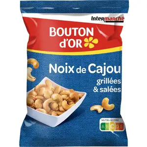 Roasted and Salted Cashew Nut - Bouton d'Or