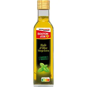 Basil Flavored Extra Virgin Olive Oil - Bouton d'Or