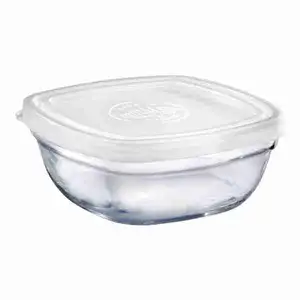 White Lid Freshbox Clear Square - Duralex