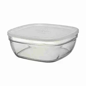 White Lid Freshbox Clear Square - Duralex