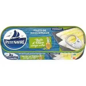 Mackerel Fillets in Extra Virgin Olive Oil - Petit Navire