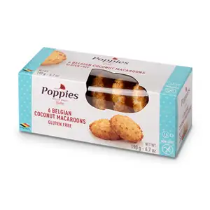 Belgian Coconut Macaroons - Poppies