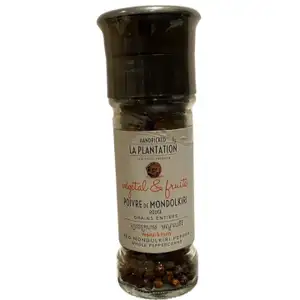 Whole Corns Red Mondulkiri Pepper Grinder - La Plantation