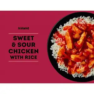 Sweet & Sour Chicken with Rice - Iceland