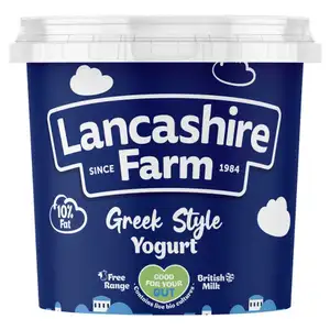 10% Fat Greek Style Yogurt - Lancashire Farm