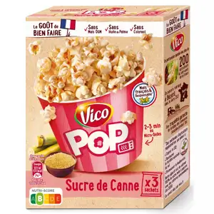 Pop Corn Sugar Cane - Vico