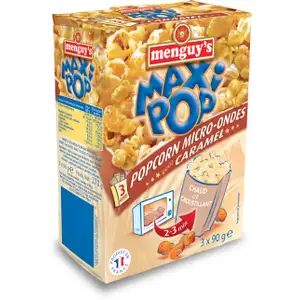 Microwave Popcorn with Caramel - Menguy's