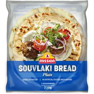Souvlaki Bread Plain - Mission