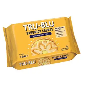 Sandwich Cookie Vanilla With Lemon Creme - Tru Blu 