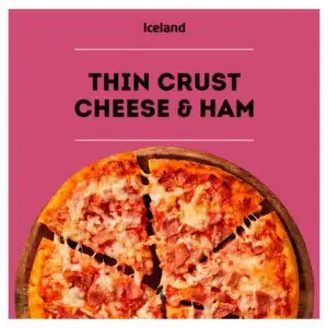 Cheese & Ham Think Crust Pizza - Iceland