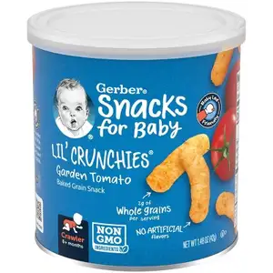 Baby Lil' Crunchies Garden Tomato Baked Corn - Gerber