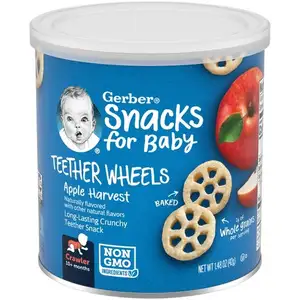 Baby Teether Wheels Apple Harvest Crunchy - Gerber - Gerber