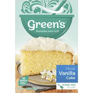Moist Vanilla Cake - Green's