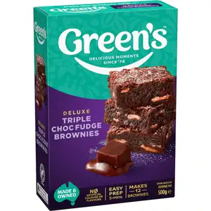 Triple Choc Fudge Brownies - Green's