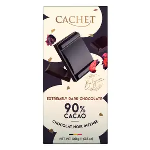 90% Cacao Dark Chocolate - Cachet
