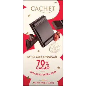 70% Cacao Extra Dark Chocolate - Cachet