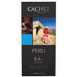Peru Dark Chocolate 64% Cacao - Cachet