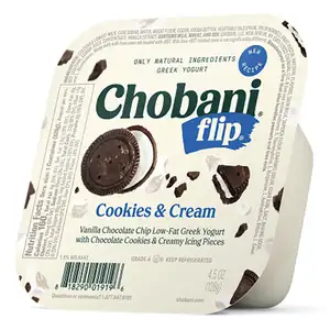 Chocolate Cookie & Vanilla Lowfat Greek Yogurt - Chobani