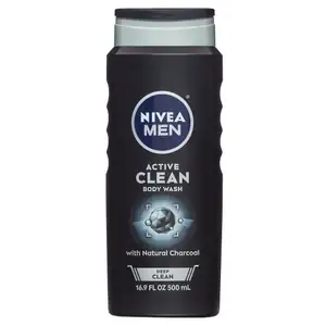 Active Clean Body Wash with Natural Charcoal - Nivea