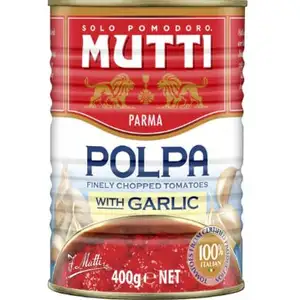 Polpa Finely Chopped Tomatoes with Garlic - Mutti