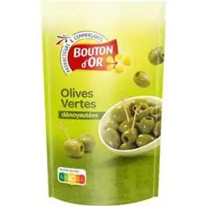 Pitted Green Olives - Bouton d'Or