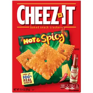 Baked Snack Crackers Hot & Spicy - Cheez It