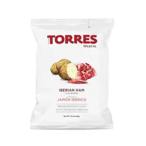 Iberico Ham Flavoured Premium Potato Chips - Torres