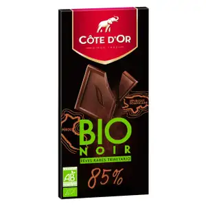 Organic Dark Chocolate 85% - Côte D'or