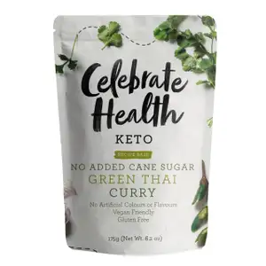 Keto Recipe Base No add Cane Sugar Green Thai Curry - Celebrate Health