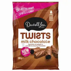 Twists Milk Chocolate - Darrell Lea