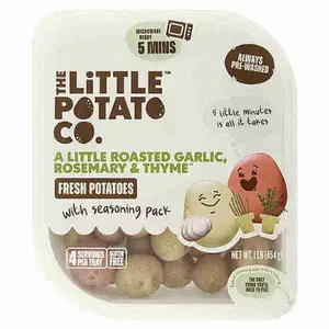 A Little Roasted Garlic, Rosemary & Thyme Fresh Potatoes with Seasoning Pack - The Little Potato Co.