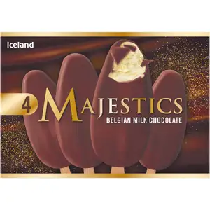 Majestics Belgian Milk Chocolate Sticks - Iceland