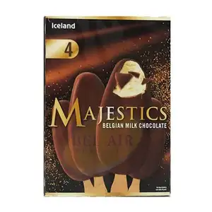 Majestics Belgian Milk Chocolate Sticks - Iceland