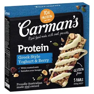 Protein Bars Greek Style Yoghurt & Berry - Carman's