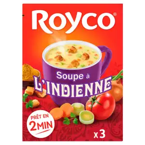 L'indie Ennea Vegetable Curry Croutons Soup - Royco