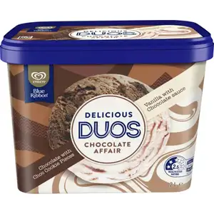 Delicious Duos Chocolate Affair Ice Cream - Wall's