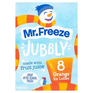 Jubbly Orange Ice Lollies - Mr Freeze