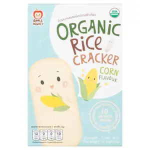 Organic Rice Cracker Corn - Apple Monkey