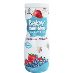Rice Puff Snack Strawberry & Blueberry - Baby Mum-Mum