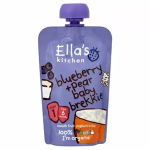 Organic Blueberry & Pear Baby Brekkie - Ella's Kitchen