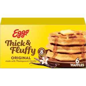 Thick & Fluffy Original made with Madagascar Vanilla Waffle - Eggo