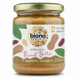 Organic Peanut Butter Smooth Salted - Biona Organic