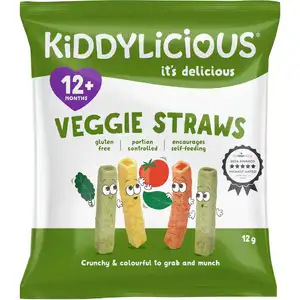 Gluten Free Veggies Straws - Kiddylicious