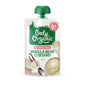 Baby Smooth from 6 Months Plus, Vanilla Bean Custard - Only Organic